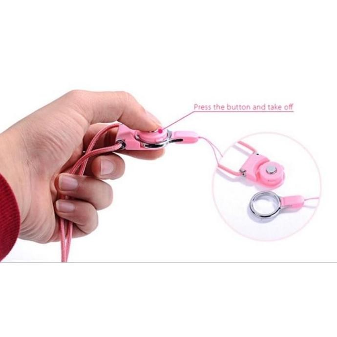 Tali Gantungan Hp Handphone Kunci Kartu Nama USB Kalung Leher Strap