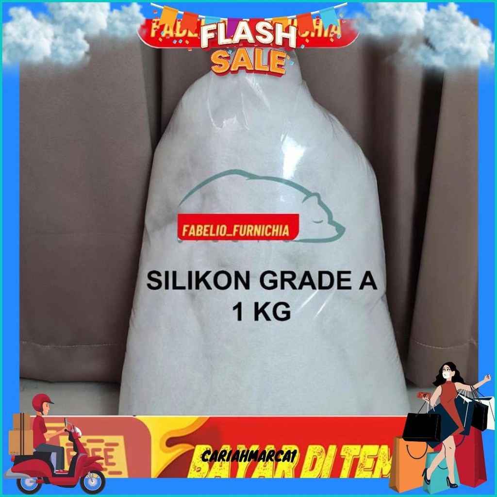 Dakron Silikon Kiloan Premium Grade Aaa Isi 1000Gr (1Kg) Cod