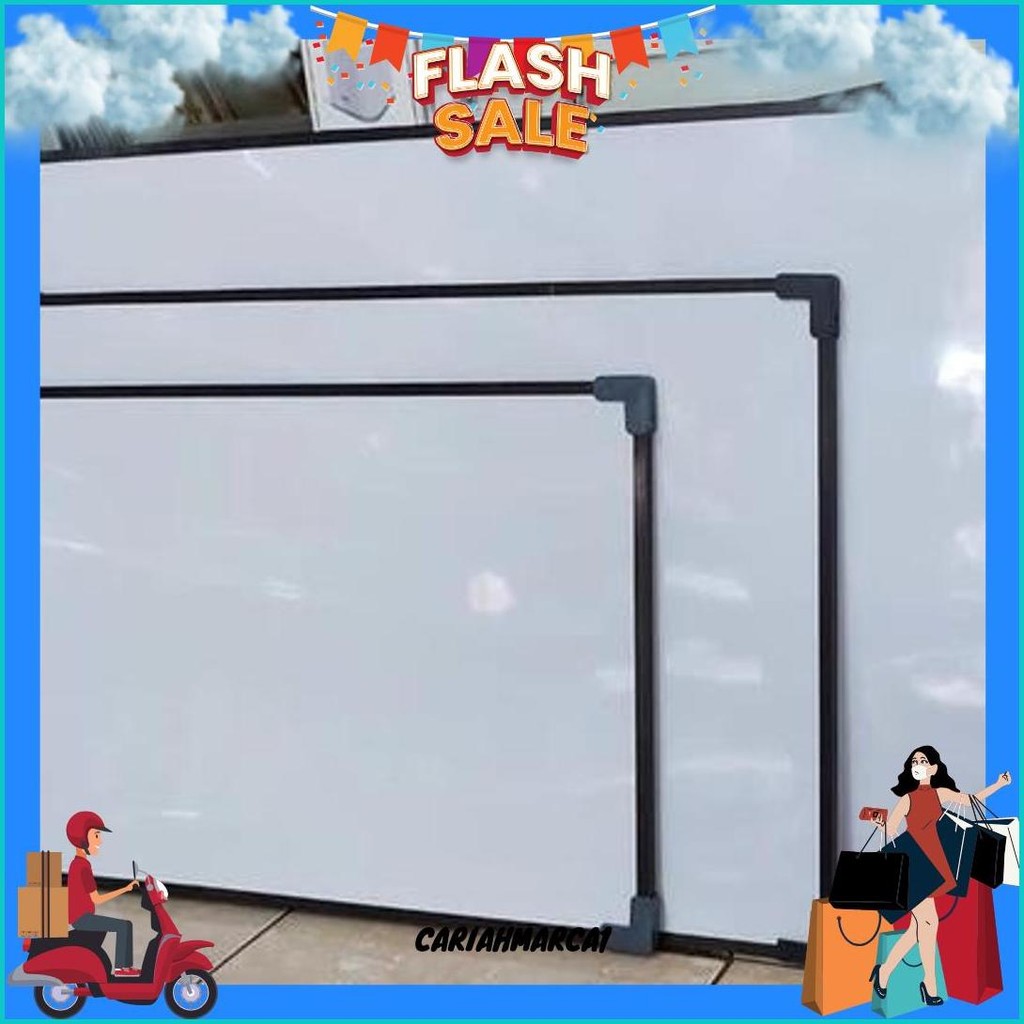 

Papan Tulis White Board 60 X 90 Free Pengemasan/Papan Tulis Magnet/Papan Tulis Serbaguna Gratis Ongkir