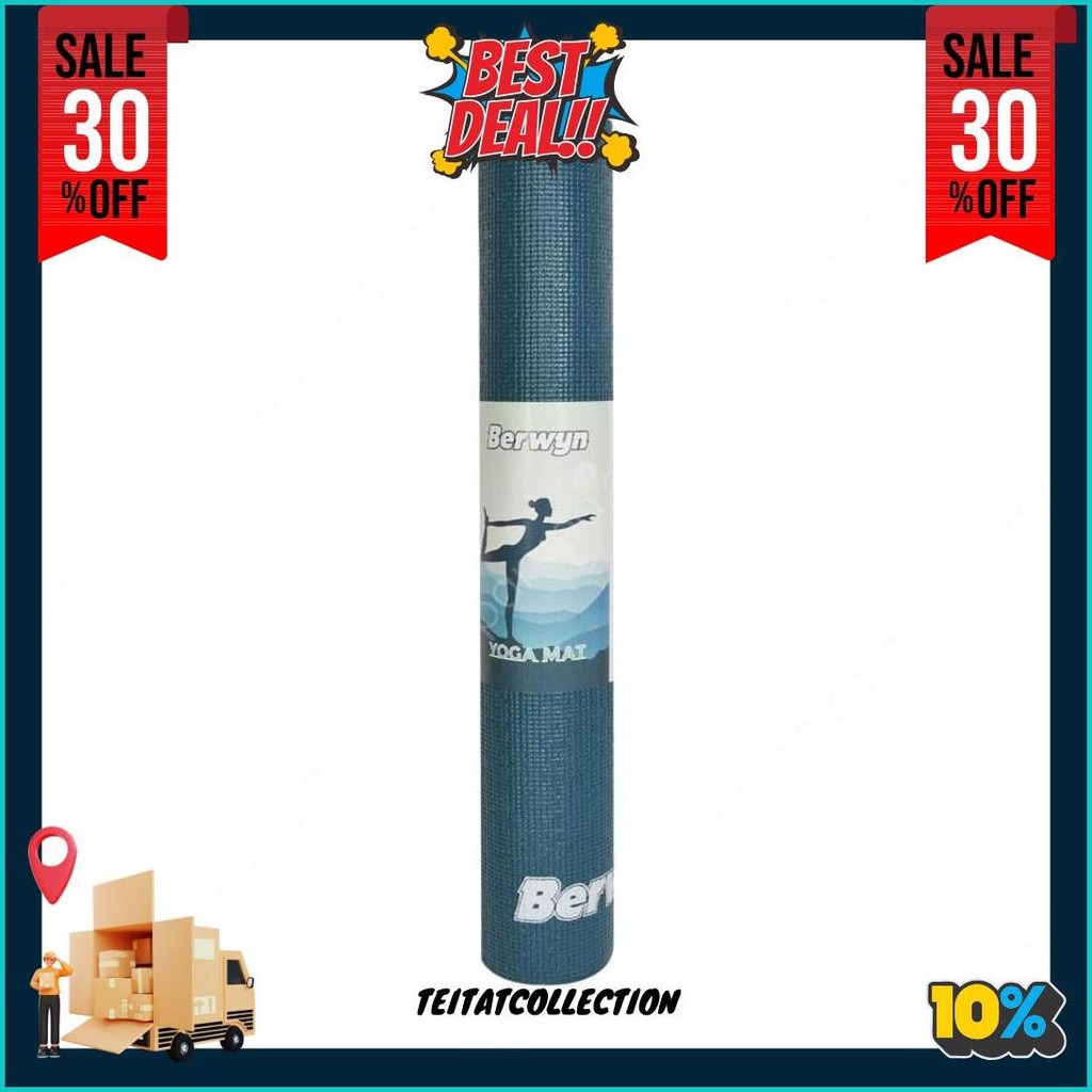 Matras Yoga Brewyn Single Layer Pvc/Yoga Mat/Matras Yoga/Matras Yoga Ace Hardware Siap Kirim