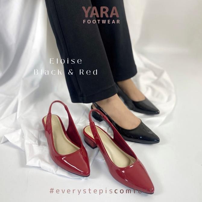 DB68>> ELOISE - Yara Footwear Sepatu Heels Tali Karet 3 cm Sepatu Heels Nyaman Cantik Sandal Sepatu 