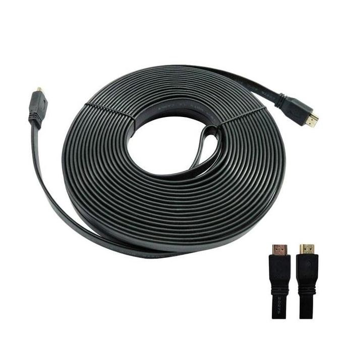 DF30 }} Kabel HDMI Flat 10 Meter/Cable HDMI TO HDMI 5 METER