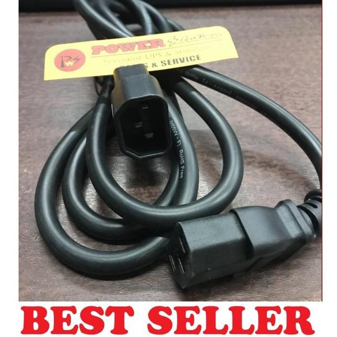 DB109 }} Kabel Power cord c13 to c14 1.8M 3x 1.5mm 16A 250V