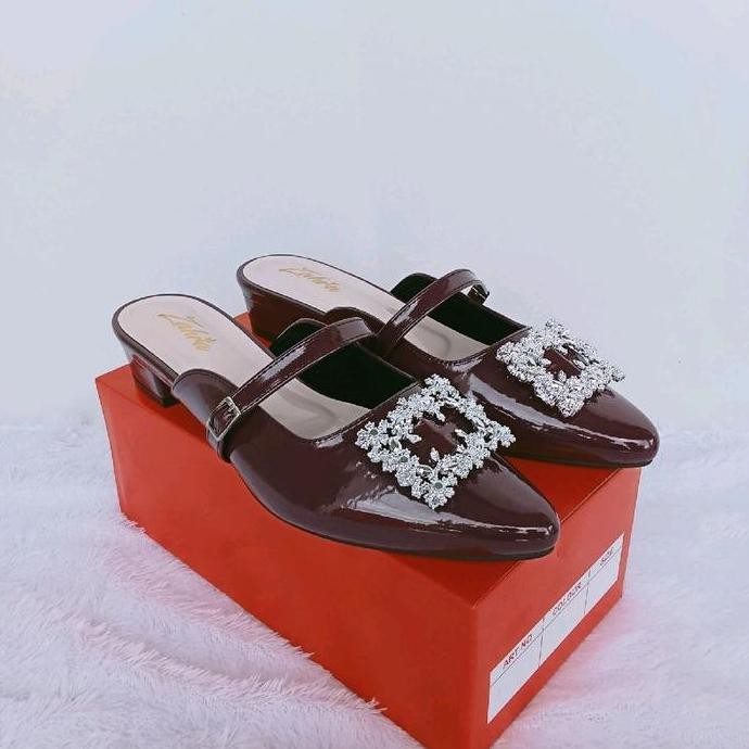 DF185>> SEPATU JUMBO SEPATU SANDAL WANITA JUMBO TERBARU SEPATU WANITA 3CM// SEPATU SANDAL WANITA UKU