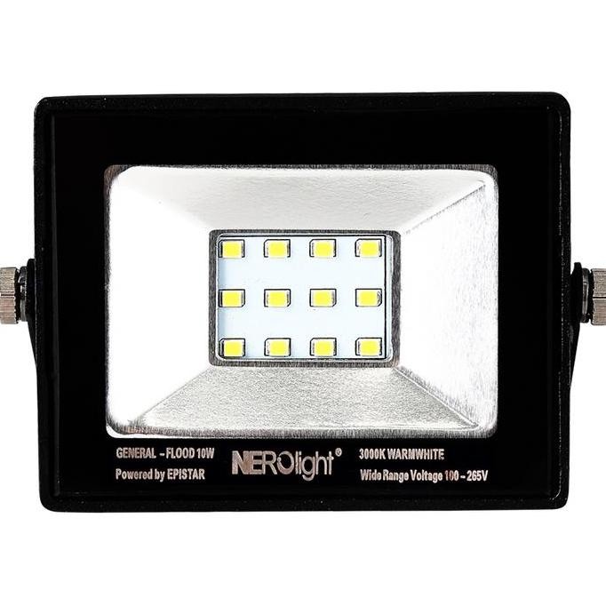 Nerolight General Bright Led FLood Light - 10W/IP65 6000K Daylight