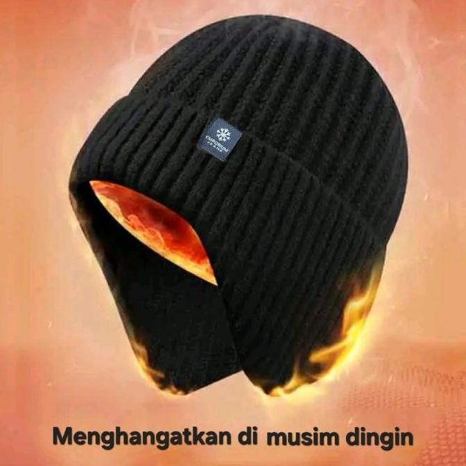 Topi Kupluk Musim Dingin Topi Winter / Topi Salju topi bulu 021