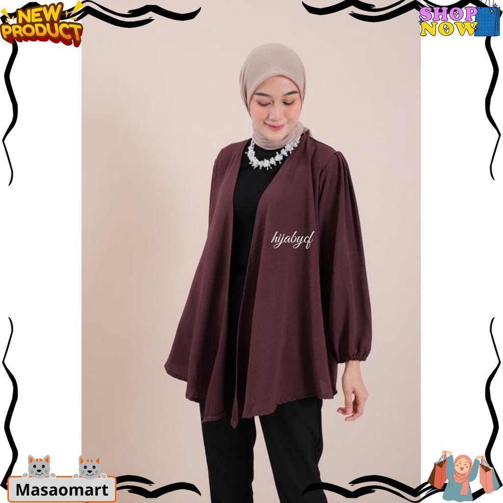 OUTER CRINKLE // OUTER SIMPLE // DAHLIA OUTER // CARDIGAN // OUTER WANITA POLOS // OUTER WANITA MOTI