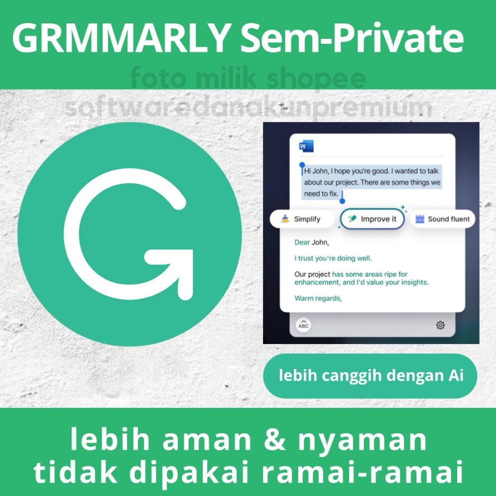 Software Grammarly Pribadi