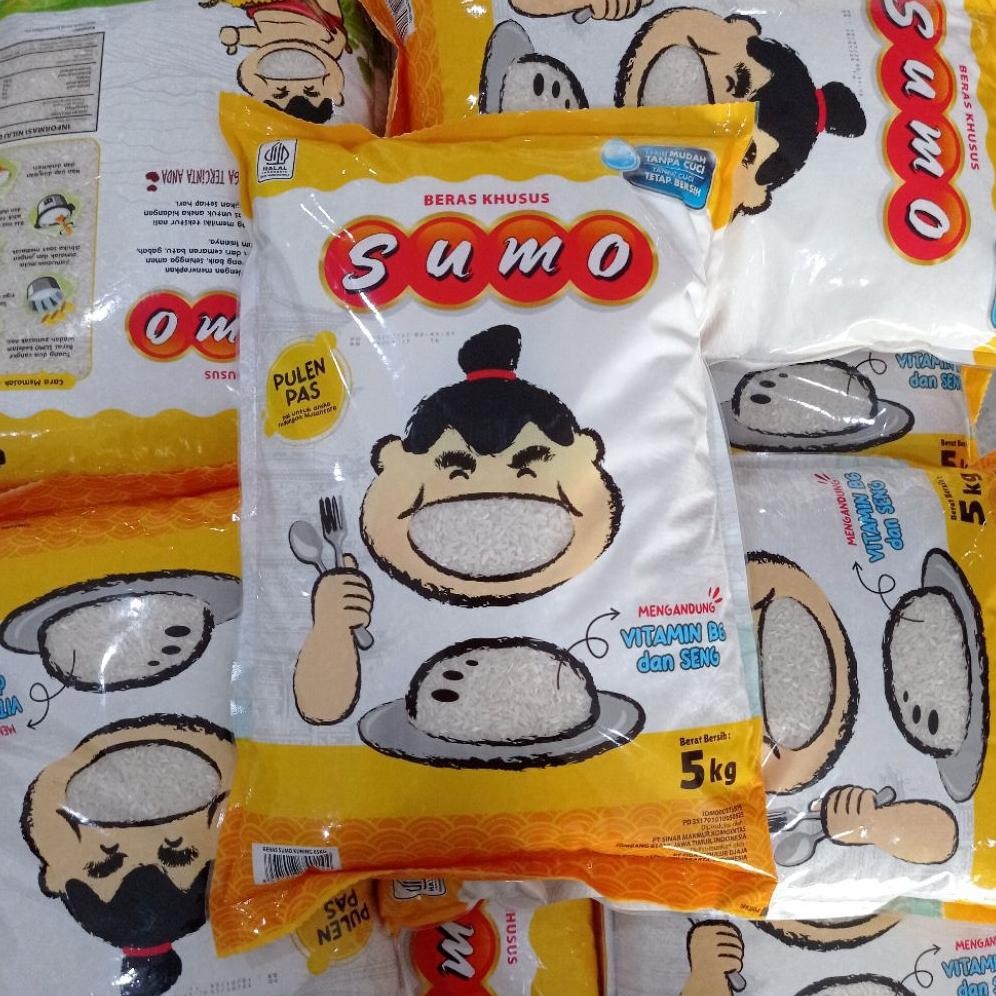 Beras Sumo 5Kg , 3Kg / Hijau / Merah / Kuning
