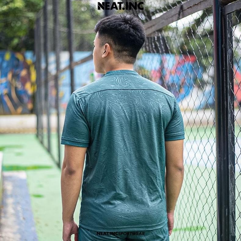 Original Neat.Inc Baju Kaos Jersey Olahraga Sepakbola Volley Futsal Running Setelan Atasan Pria Wani