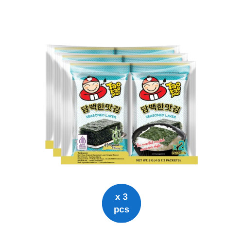 

Tao Kae Noi Seasoned Laver Original 2s @ 4gr x 3 pcs