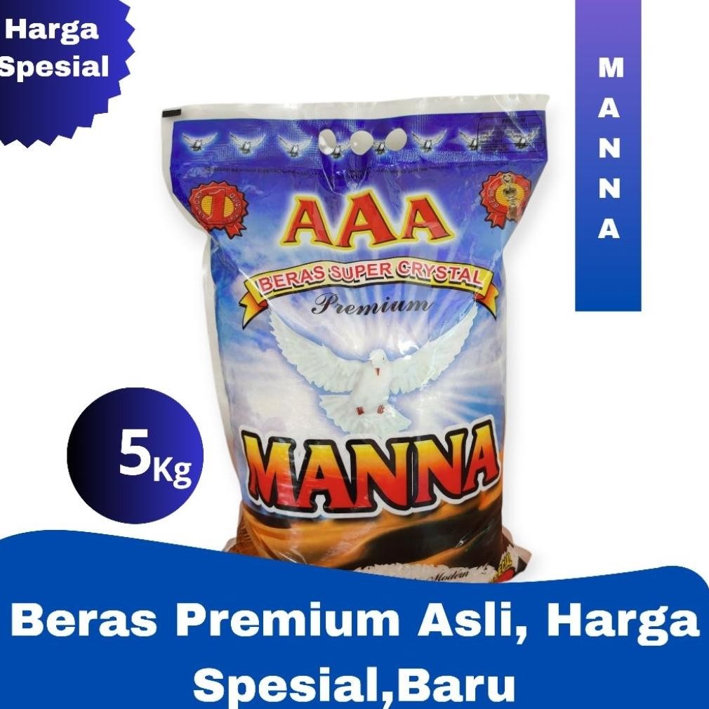 

Beras Manna 5Kg | Beras Pulen Dan Lezat