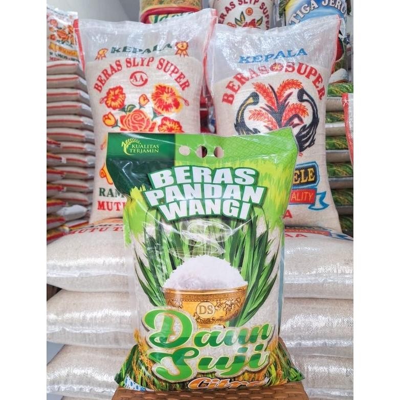 

Beras Pandan Wangi Daun Suji 5Lt / 5Kg / 10Kg / 20Kg / 25Kg