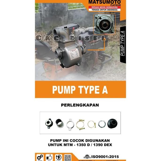 KEONG POMPA AIR 2 INCH UNTUK MESIN TRAKTOR MTM-1350 D / 1390 DEX ORIGINAL DAN TERPERCAYA