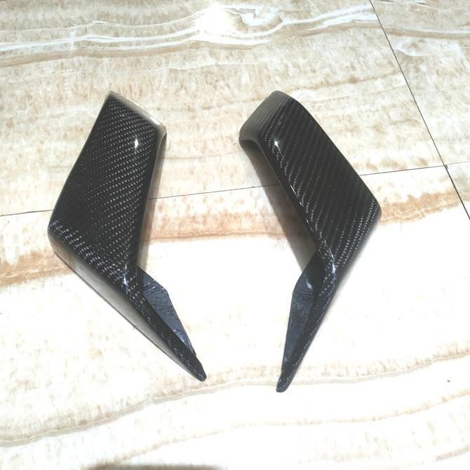 winglet firing ninja new rr 150 carbon kevlar asli New Carbon