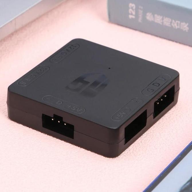 RGB Converter 5V 3Pin ARGB to 12V 4 Pin RGB Light Transfer Chassis Fan Converter Original