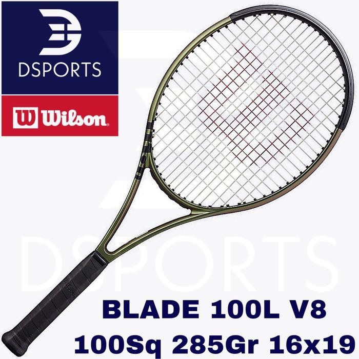 RPS Wilson Blade 100L V8 285 gr 100 L ( Racket Tennis Tenis Raket ) ORI