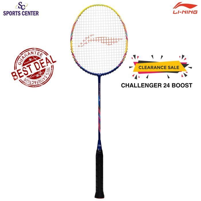 RPS Clear Sale Raket Badminton Lining Challenger 24 Boost Navy Lime