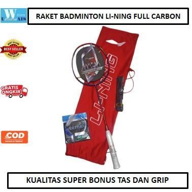 RPS Raket Badminton Bulutangkis Li-Ning Full Carbon Import High Quality Dijamin Original racket