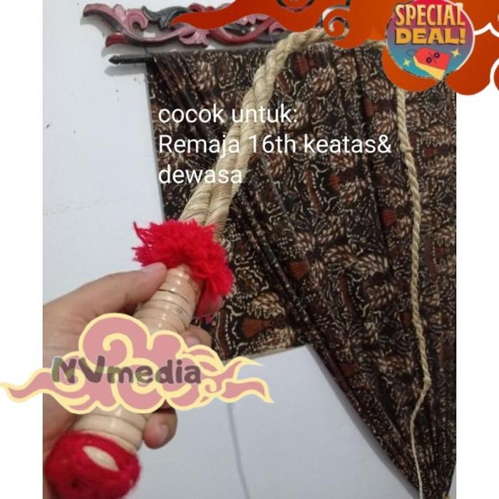 TERBAIK TODAY PECUT KUDA LUMPING CAMBUK KUDA LUMPING PECUT JARANAN UKURAN BESAR 1 PCS