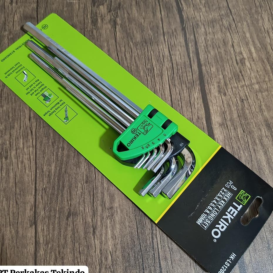 Kunci L Set 8 Pcs Tekiro Panjang Kunci L 1 Set Lengkap Tekiro Hey Key Long Set