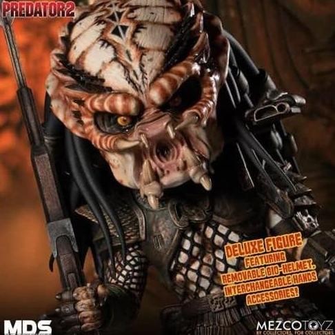 MEZCO TOYS MDS PREDATOR 2 CITY HUNTER DELUXE STILISIERTE ROTO-FIGUR, 15,2 CM ORIGINAL
