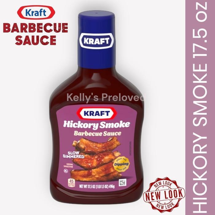 

Kraft Bbq Sauce Hickory Smoke 17,5 Oz | Saus Barbecue 496 Gram |Usa