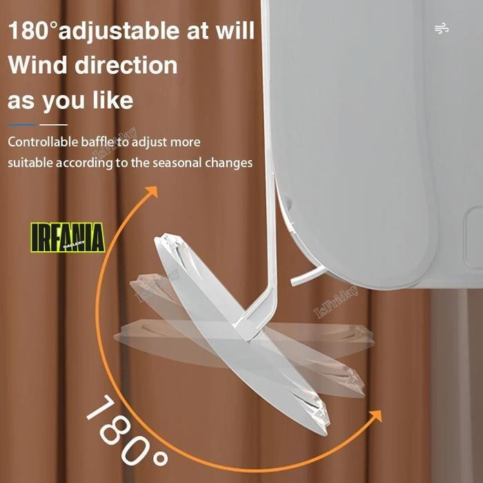 gh-67 ty-65 Cover Penahan Hembusan Angin Indoor AC Penghalang Hembusan AC Kamar Rumah Kantor Talang 