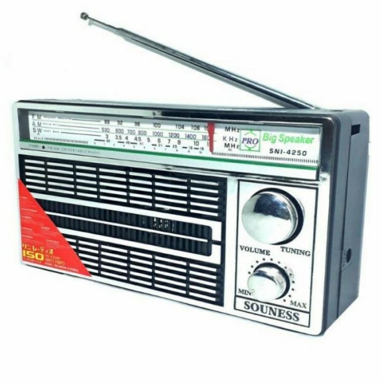 Radio Digital Internasional F-4250 Radio jadul FM/AM/SW