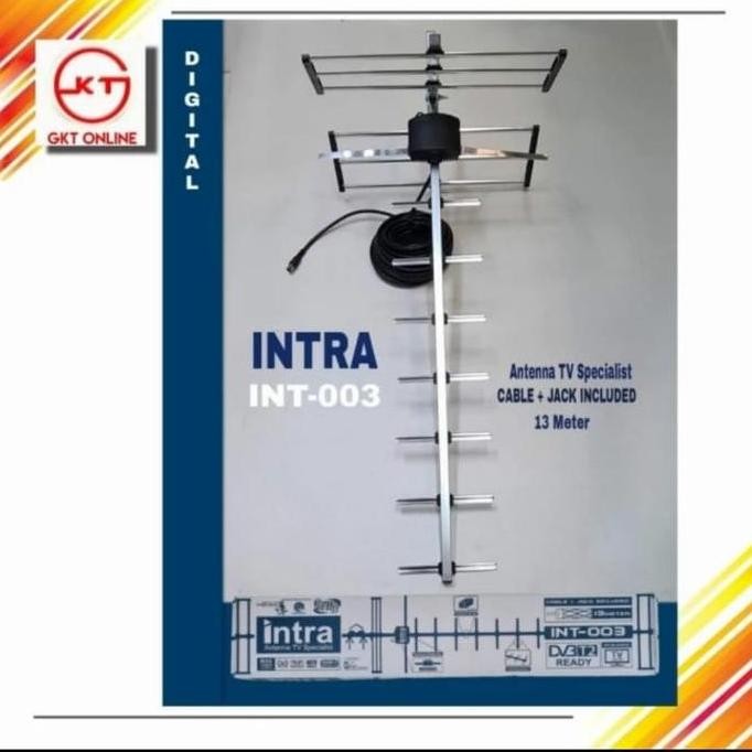 Antenna Tv Intra Free Kabel / Antena Tv Signal Analog Signal Digital - Intra003