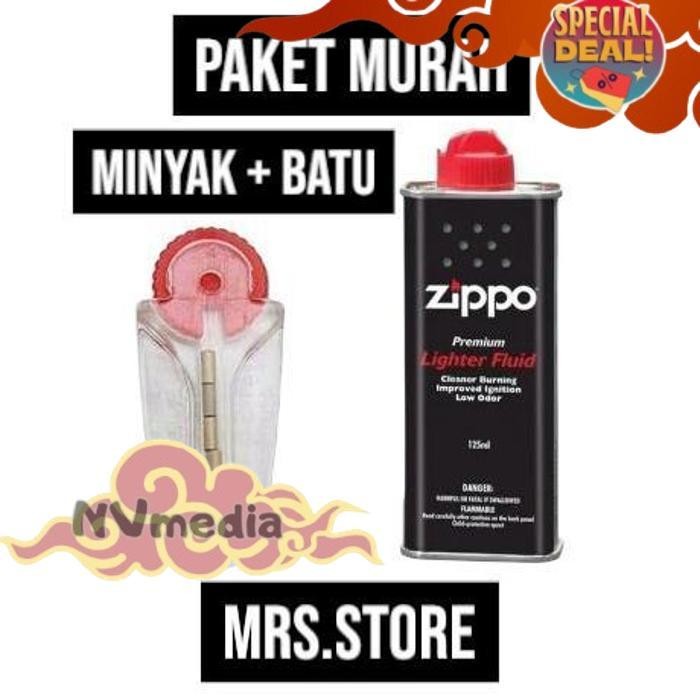 Offer Discount Paket Hemat Minyak Zippo Original Usa 100% Isi Ulang Korek Zippo 125Ml