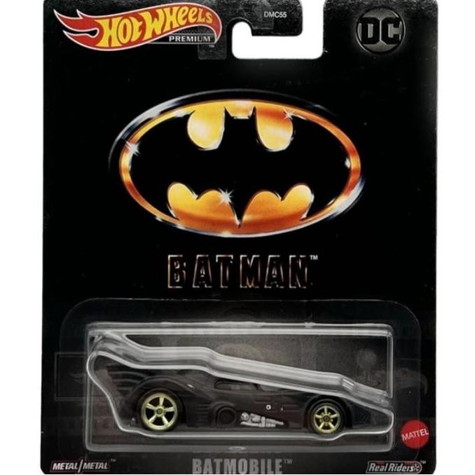 HOT WHEELS PREMIUM BATMAN BATMOBILE VELG CHROME HIJAU