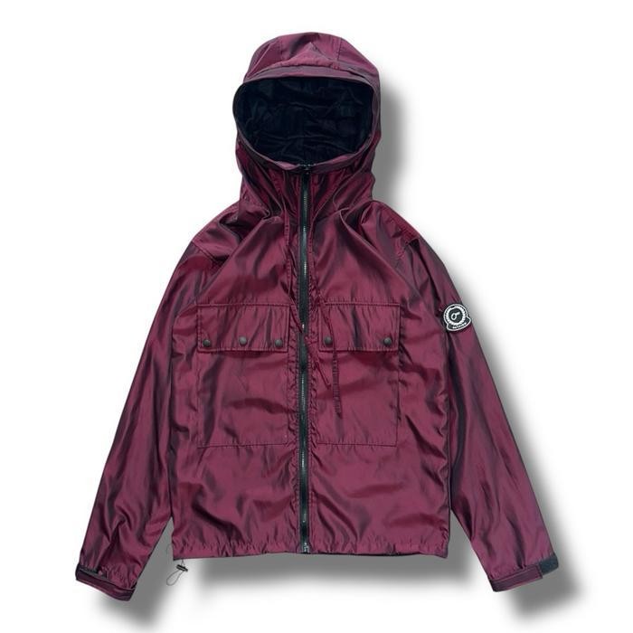 OGO OUTFIRM - Jaket Nylon HUBNER Burgundy Bunglon