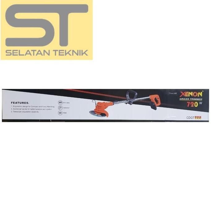 TERMURAH - xenon cdgt 360 cordless grass trimer 2 battery