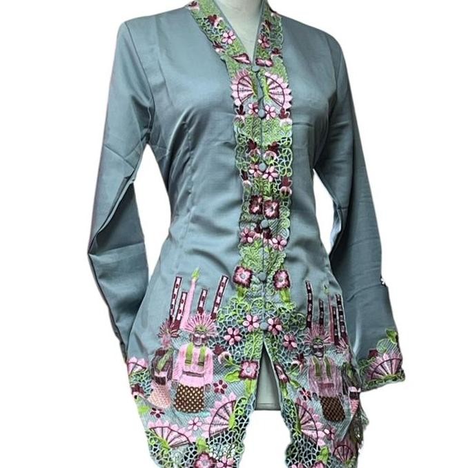 Atasan Kebaya Encim Ondel-Ondel Katun Premium/Kebaya Encim Bordir
