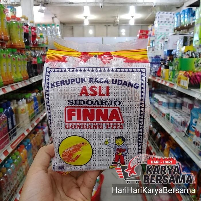 

ES FINNA KERUPUK GONDANG PITA RASA UDANG ASLI 500GR