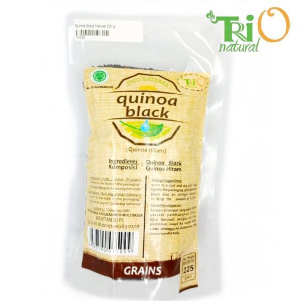 

ES TriO Natural Quinoa Black 225 gram - Sumber Protein Lengkap & Antioksidan Tinggi - Cocok untuk Makanan Bayi Gluten-Free - Grains