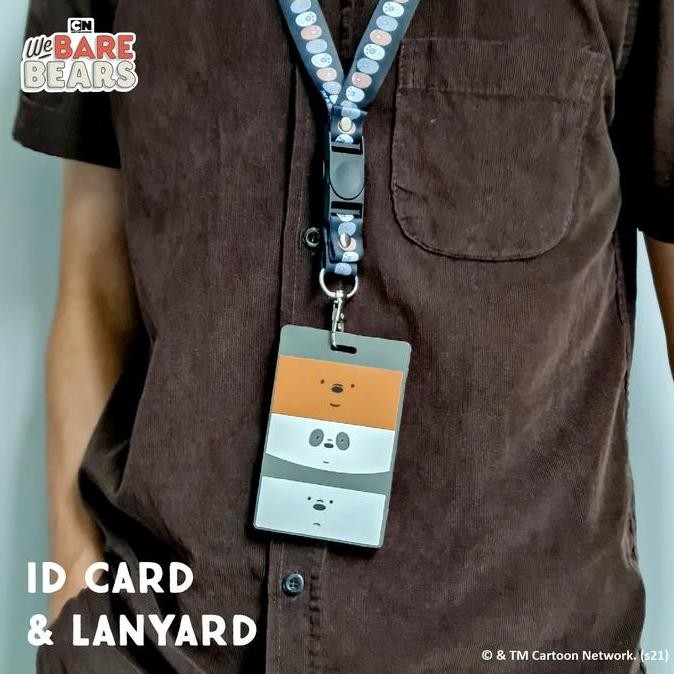 

PROMO DISKON - We Bare Bears ID Card Holder & Lanyard Set