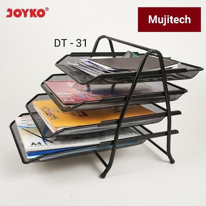 

TERBARU - Document Tray 4 Susun DT Rak Kertas Dokumen Bahan Besi Joyko