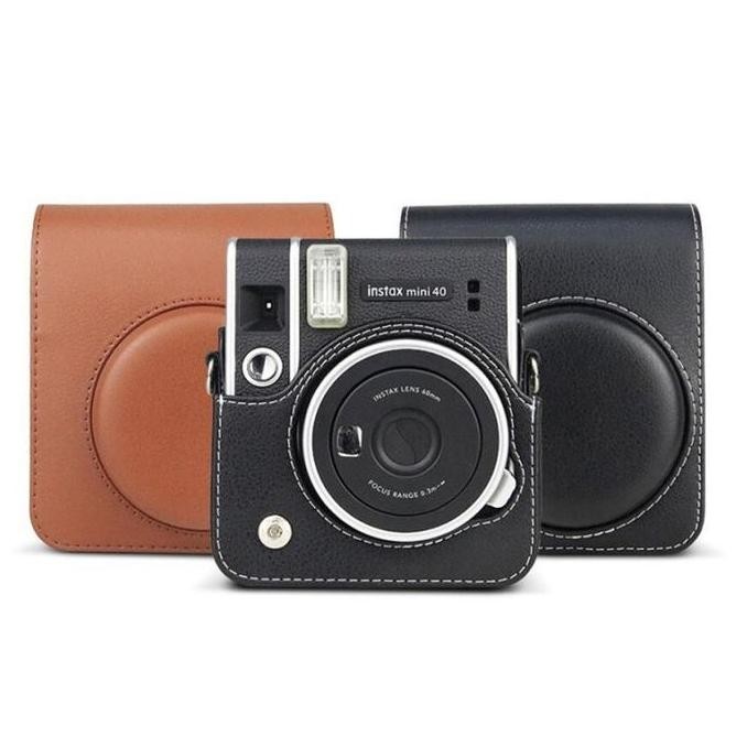 Leather Bag Kamera Fujifilm Instax Mini 40 Tas Case Instax Mini 40