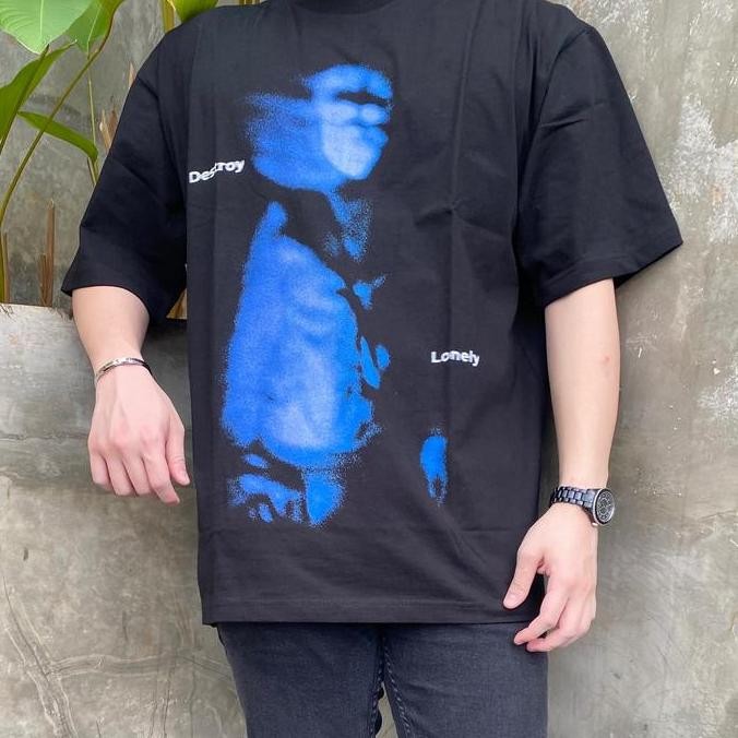 Culture Eternelle Destroy Lonely Oversized Tee Baju Oversize Pria Wanita Unisex Kaos Oversize Premiu