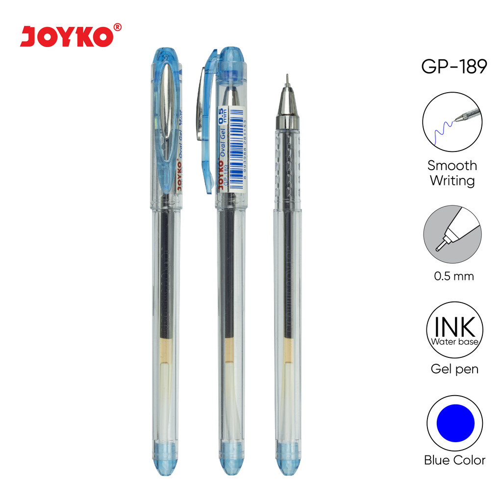 

JOYKO GEL PEN / GP-189 BIRU (3PCS)