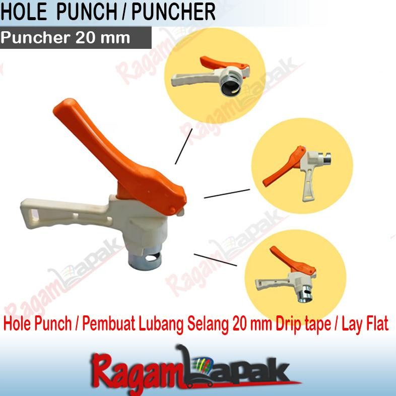 Puncher 20 mm / Hole Punch Pembuat Lubang Selang 20 mm untuk Drip tape