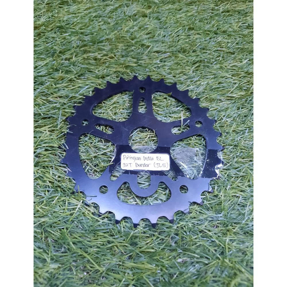 Pilih Lokal Fgs-3 Piringan Gir Gear Crank Depan Sepeda Anak 32T, 36T, 40T, 44T Gir Langsung Bmx Hita