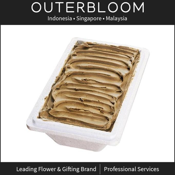 

TERMURAH - Ice cream cake gelato - Oma Elly Hojicha Gelato - 500 mL