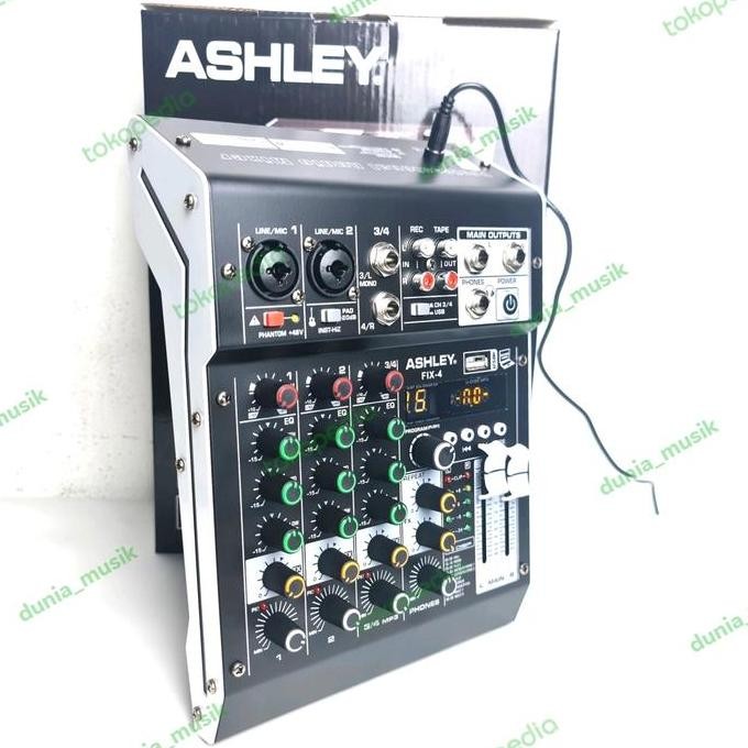 Mixer Ashley Fix4 Fix 4 4 Channel Original