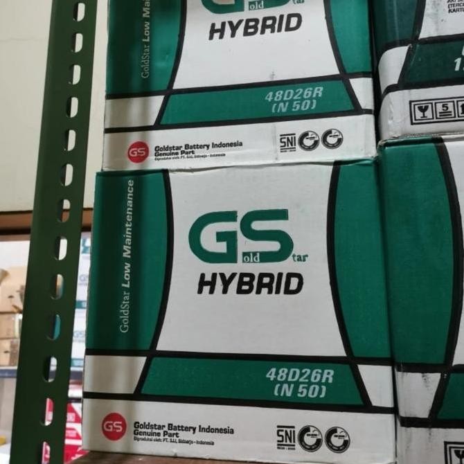 Aki Hino / GS Hybrid N50 Goldstar 12V50Ah / Aki Kijang Colt Diesel