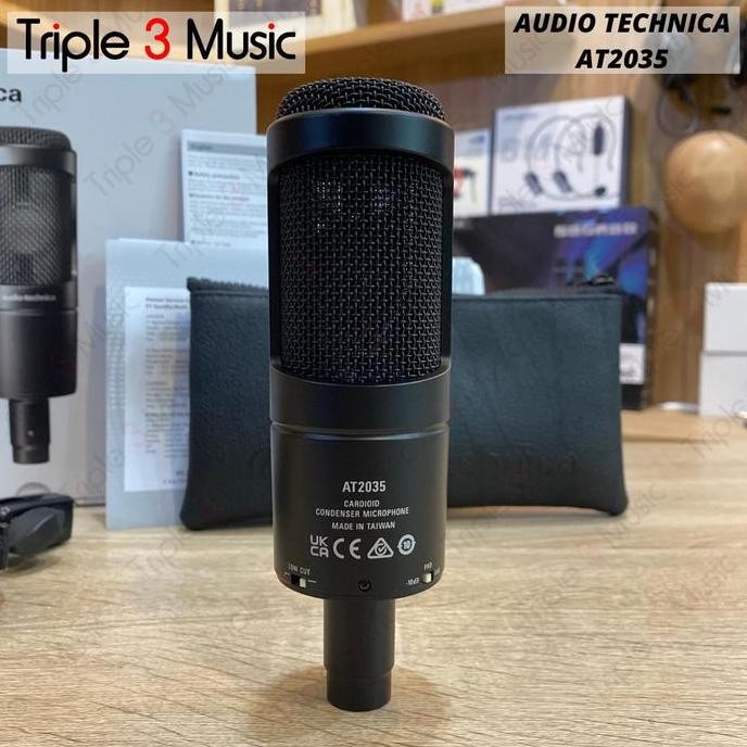 Audio Technica At2035 At 2035 Mic Condenser Microphone Condenser
