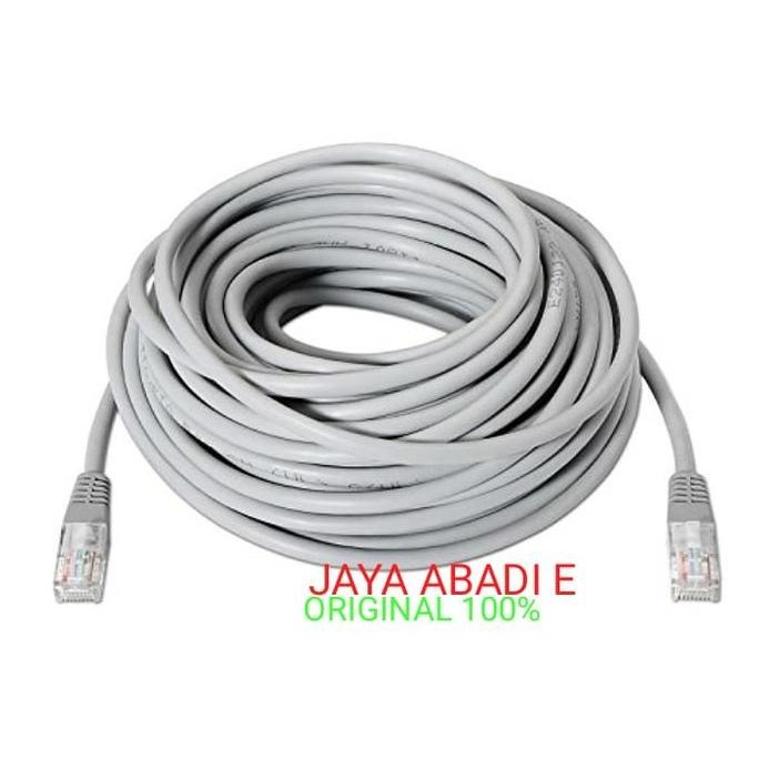 DF100 - Kabel LAN rj45 30meter UTP Scable original konektor wifi internet PLUG