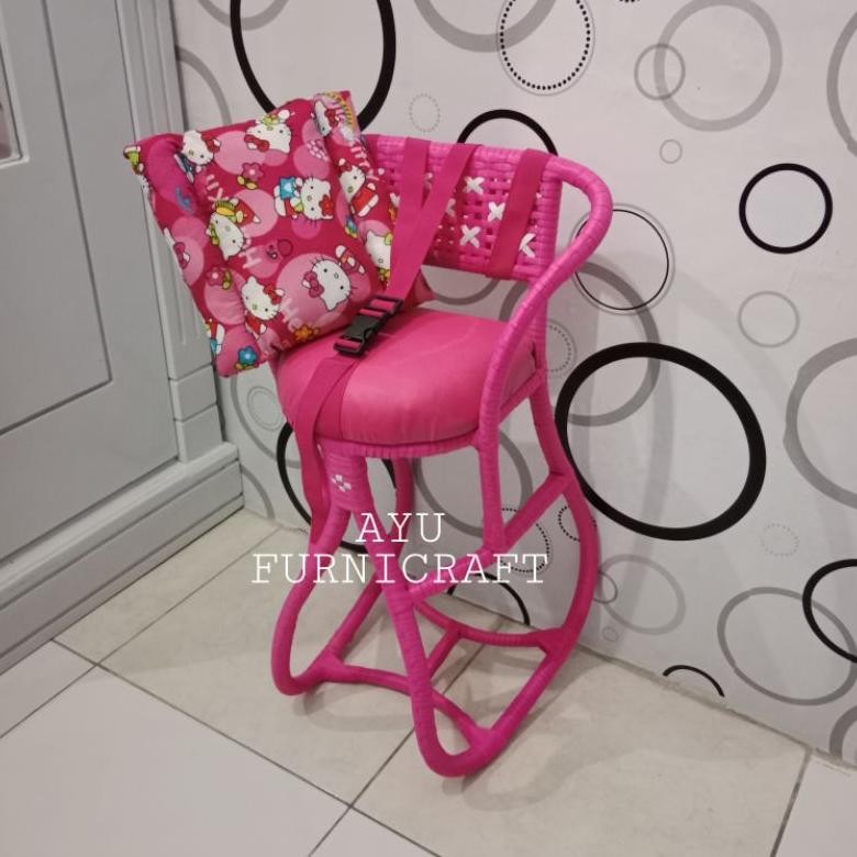 FREE BANTAL STANG Kursi Boncengan Anak Motor Matic / Kursi Rotan Sintetis / Motor Honda Vario Beat S